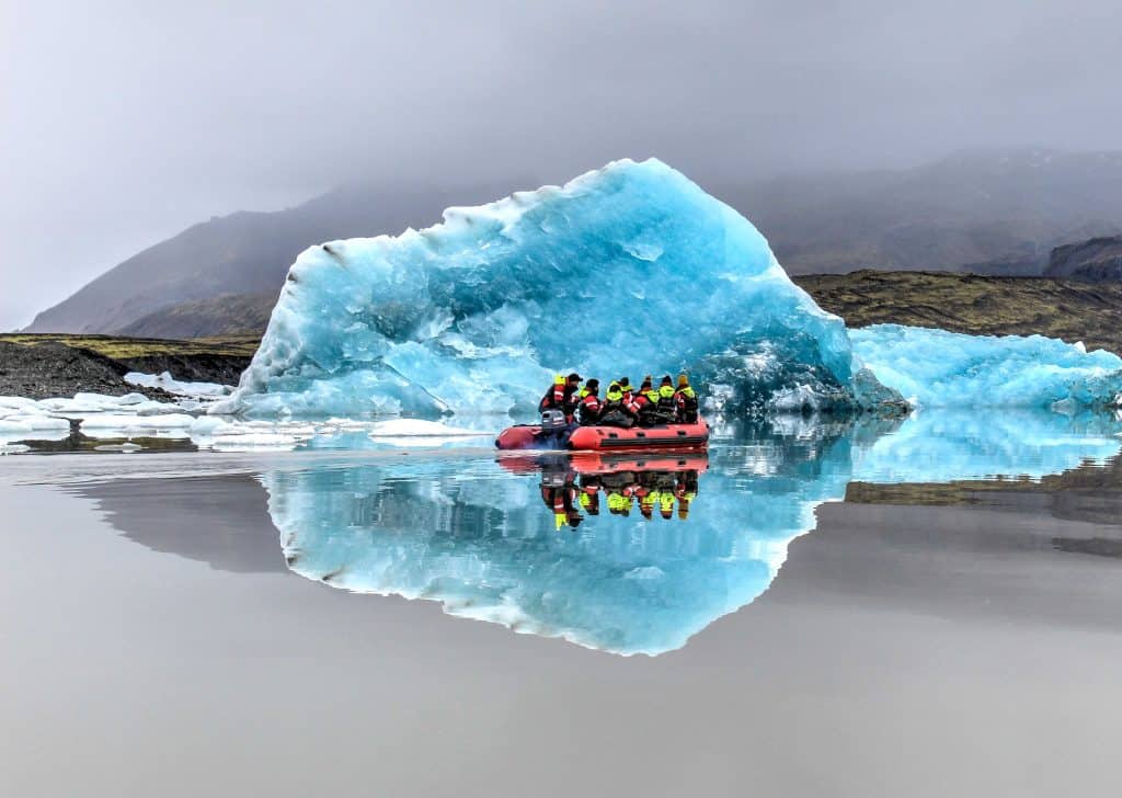 Fjallsárlón gletsjermeer in IJsland