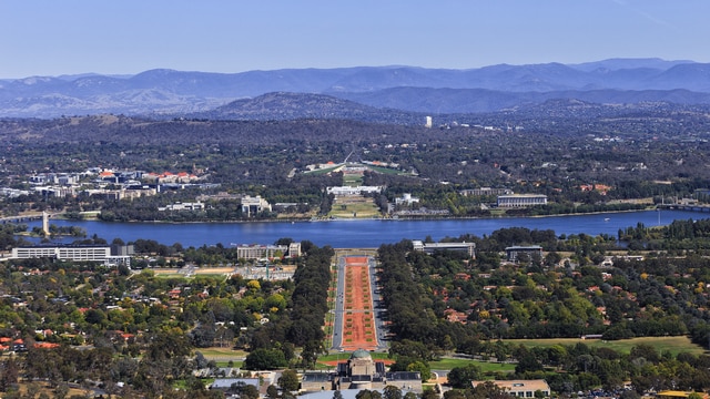 O clima de Canberra