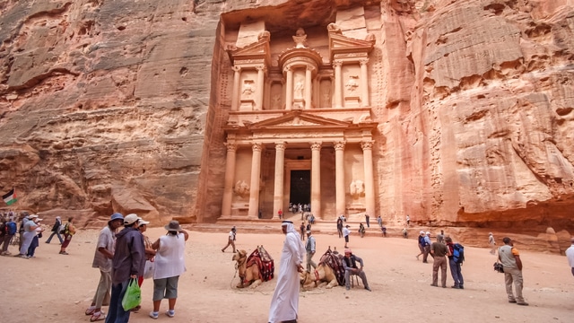 Weer in  Petra in augustus