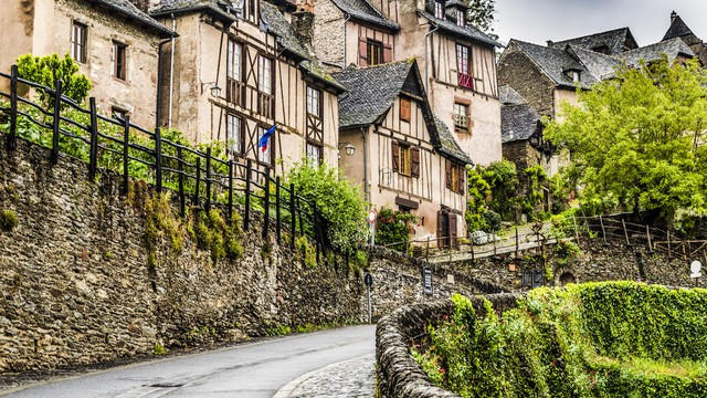 The climate of Conques