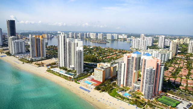 The climate of Miami Beach