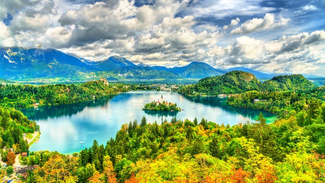 O clima de Lago Bled