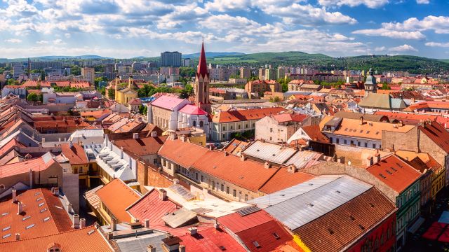 Het weer in Košice