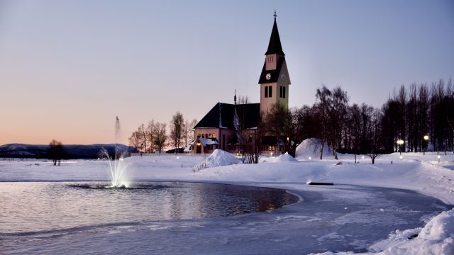 The weather in February in Arjeplog