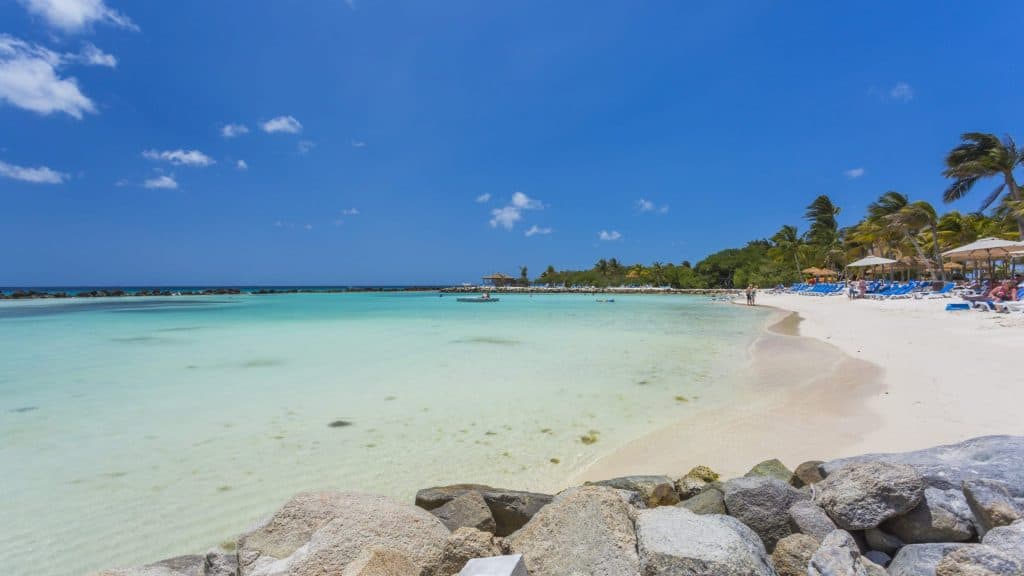 Aruba temperaturen, klimaat en het weer per maand