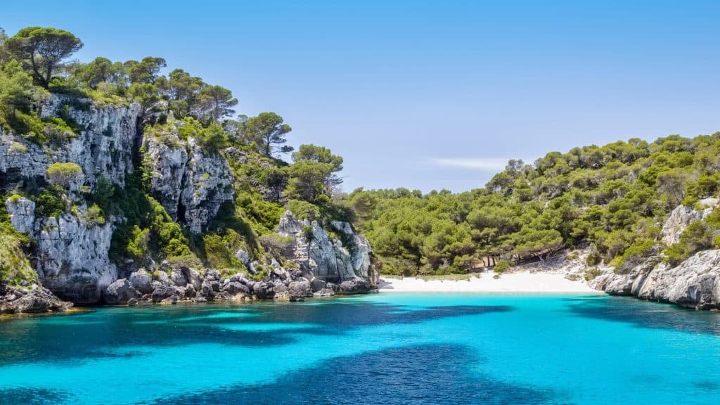 Weer en temperatuur in Menorca in juli 2025