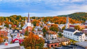 Weer in Vermont, Verenigde Staten in november 2023: temperatuur, zon en neerslag