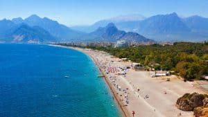 Het klimaat van Antalya, Turkije