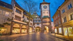 Het weer in Freiburg im Breisgau, Duitsland in januari 2017