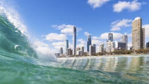 Het klimaat van Gold Coast, Australië