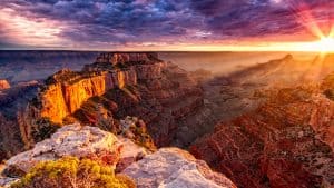 Het weer in Grand Canyon National Park, Arizona in november 2018