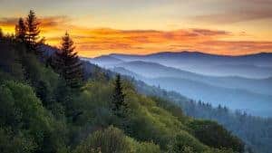 Weer in Great Smoky Mountains National Park in november 2018: temperatuur, zon en neerslag