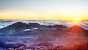 Het klimaat van Haleakala National Park, Hawaii