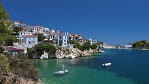 Het weer in juni 2025 in Skiathos, Griekenland