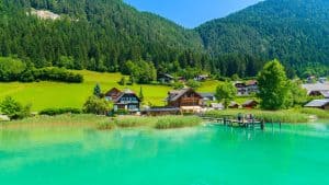 Het klimaat van Weissensee, Oostenrijk