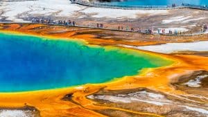 Het klimaat van Yellowstone National Park, Wyoming