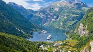 Het weer in juni 2025 in Geiranger, Noorwegen