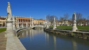 Het klimaat van Padua, Italië