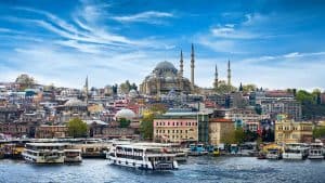 Het klimaat van Istanbul, Turkije