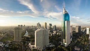 Het weer in Jakarta, Indonesië in maart 2021