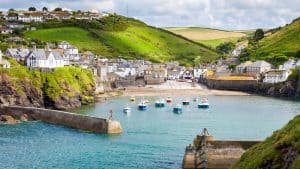 Het weer in Port Isaac, Engeland in februari 2021