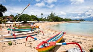 Het weer in Sanur, Bali in oktober 2014