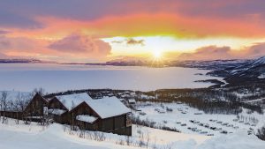 Het weer in Abisko, Zweden in januari 2015