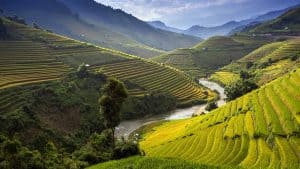 Weer in Sapa, Vietnam in oktober 2017: temperatuur, zon en neerslag