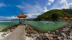 Het weer in Candidasa, Bali in oktober 2014