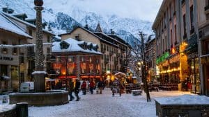 Het weer in Chamonix-Mont-Blanc, Frankrijk in februari 2019