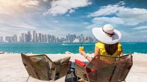 Doha temperaturen, klimaat en het weer per maand
