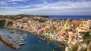 Het weer in Procida, Italië in april 2020