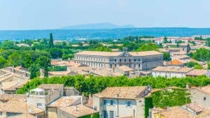 Het weer in Uzès, Frankrijk in februari 2020