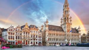 Het weer in Brussel, België in juni 2019