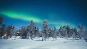 Het klimaat van Saariselkä, Finland