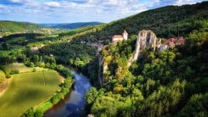 Het klimaat van Cahors, Frankrijk