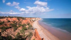 Het klimaat van Olhos d'Água, Portugal