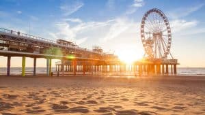 Het weer in Scheveningen, Nederland in augustus 2022