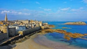 Het weer in Saint-Malo, Frankrijk in juni 2015