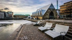 Het weer in Göteborg, Zweden in maart 2018