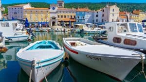 Het weer in Cres (stad), Cres in augustus 2019