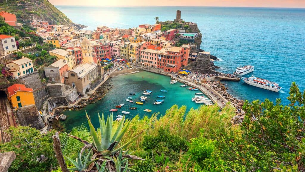 Weer in Italiaanse Rivièra in maart 2026: temperatuur, zon en neerslag