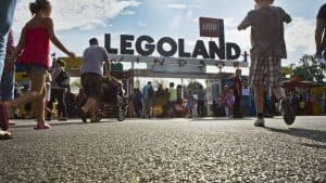 Het weer in Legoland Windsor, Engeland in maart 2019