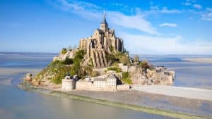 Het klimaat van Mont Saint-Michel, Frankrijk