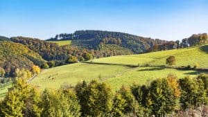 Het klimaat van Sauerland, Duitsland