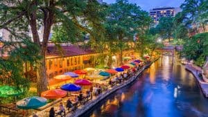 Het weer in San Antonio, Texas in maart 2016