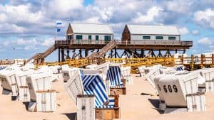 Het weer in Sankt Peter-Ording, Duitsland in december 2023