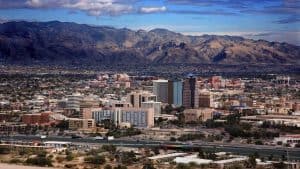 Het weer in Tucson, Arizona in juli 2017