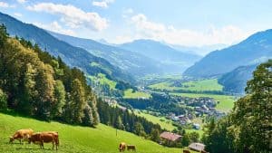 Het weer in Tirol, Oostenrijk in februari 2017