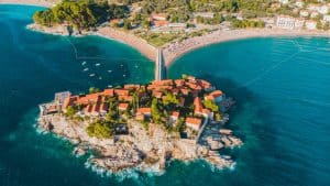 Het klimaat van Sveti Stefan, Montenegro